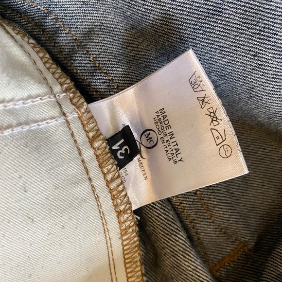 AUTHENTIC Alexander McQueen MCQ ACID WASHED DEMIN JEANS 31 - Picture 7 of 16